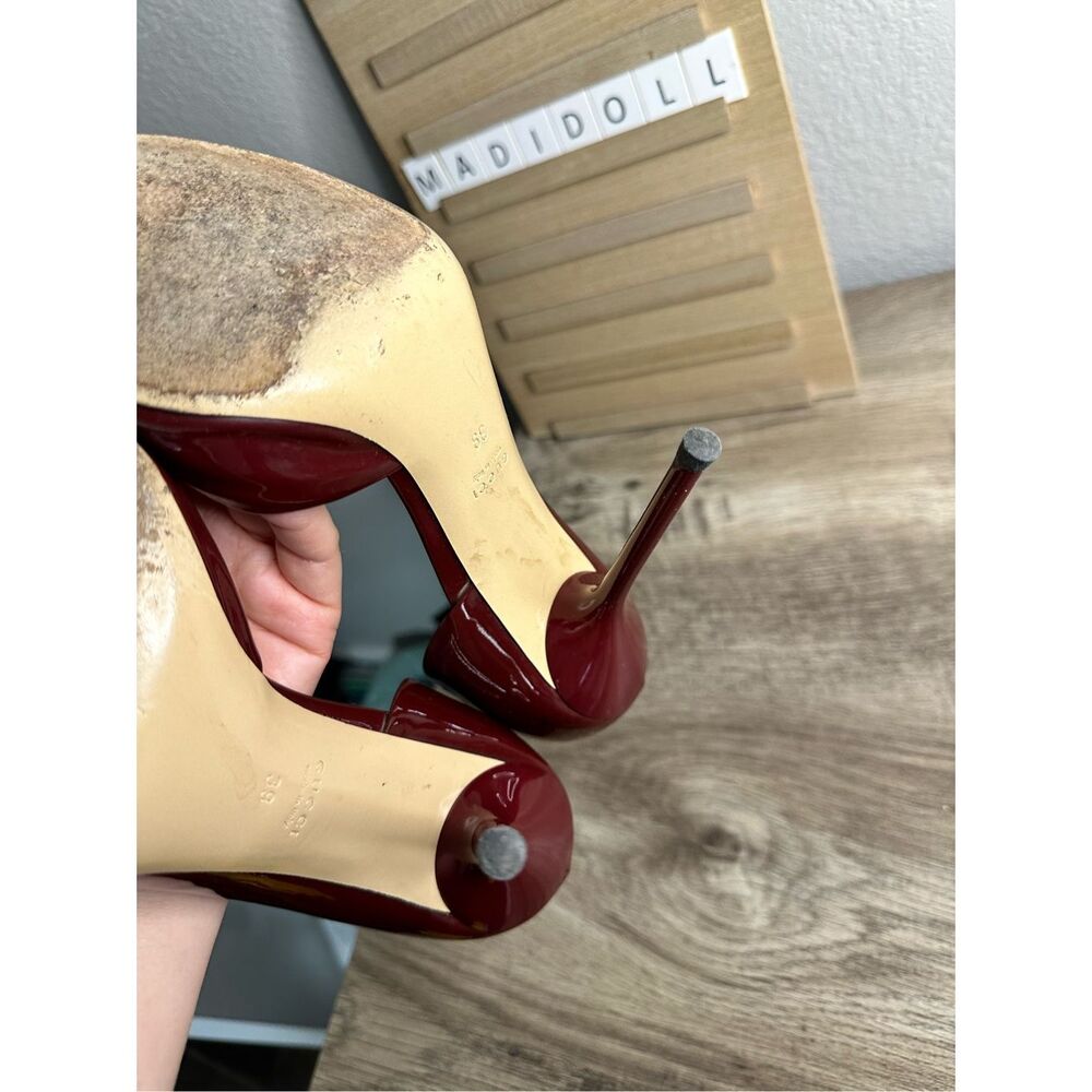 Gucci Women’s 38 Amara Patent Leather Women’s Heels - Picture 7 of 8